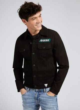Chaqueta vaquera Guess negra NUEVA