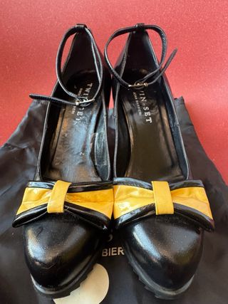 Twin-Set Simona Barbieri 
Merceditas de plataforma