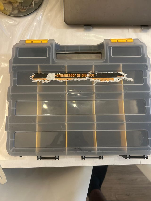 Maletín Organizador Plástico Compartimentos