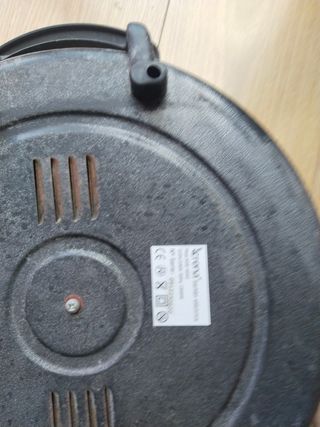 Sartén Eléctrica Negra con Tapa de Cristal