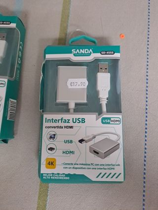 Adaptador SANDA SD-4555 USB a HDMI 4K