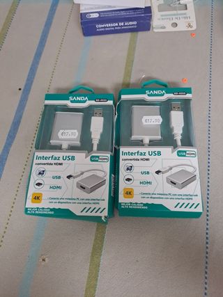 Adaptador SANDA SD-4555 USB a HDMI 4K