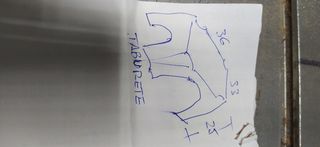 Taburete estable 25cm alto