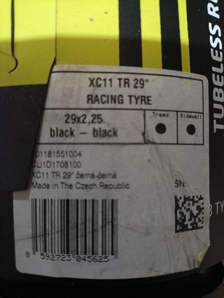 Cubiertas Tufo XC11 TR 29 Tubeless Ready