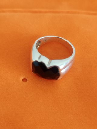 Anillo Tous Plata con Piedra Ónix 