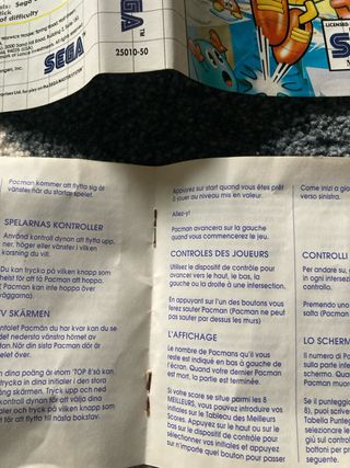 Pac-Mania Master System Sega Arcade