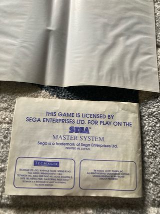 Pac-Mania Master System Sega Arcade