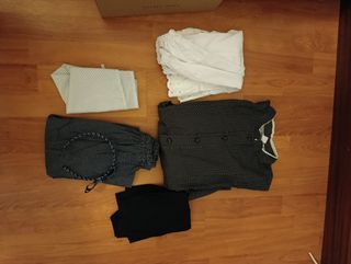 Traje Neska blanco y negro