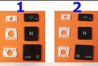 Teclas sueltas para MacBook Pro y AiR 2012 al 2017