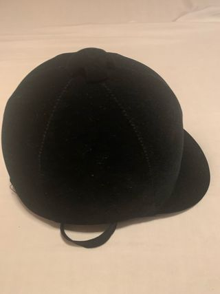 Sombrero de equitación negro