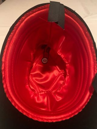 Sombrero de equitación negro