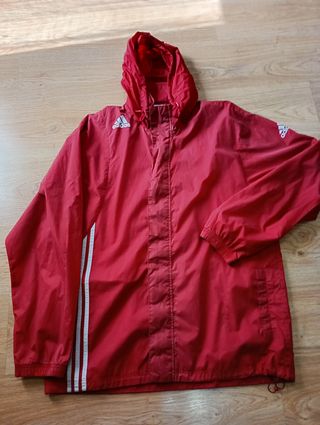 Impermeable Adidas Vintage Rojo
