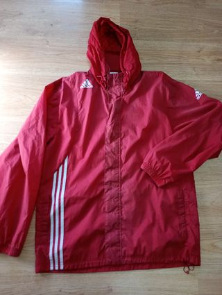 Impermeable Adidas Vintage Rojo