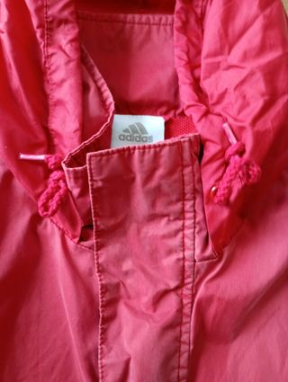 Impermeable Adidas Vintage Rojo