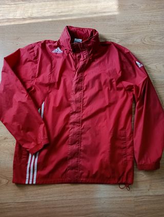 Impermeable Adidas Vintage Rojo