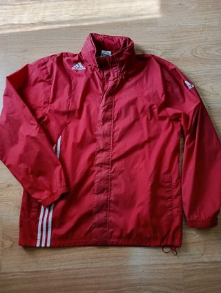 Impermeable Adidas Vintage Rojo