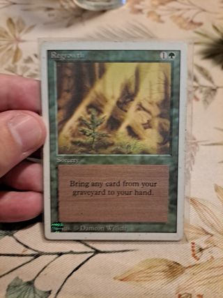Carta Magic Regrowth 3a Edición
