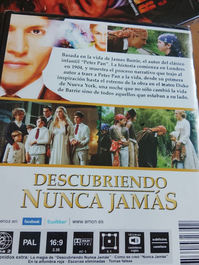 Descubriendo Nunca Jamás DVD