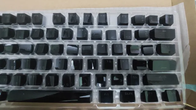 Juego Teclas Cerakey Cerámica Negro