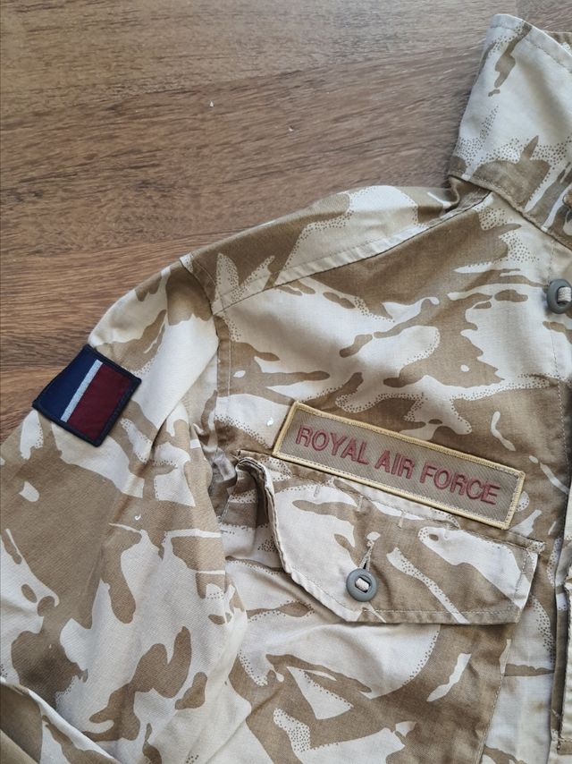 Chaqueta Combate Ejército Británico Desierto RAF
