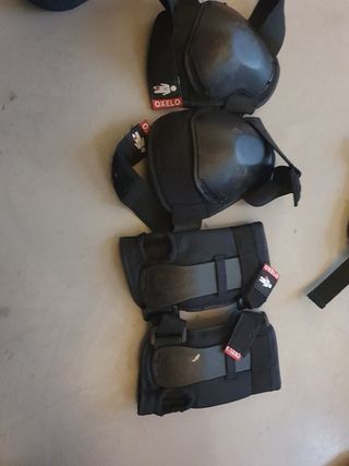 Rodilleras y Muñequeras Oxelo Patinaje