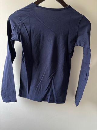 Camiseta Guess niña azul con corazón