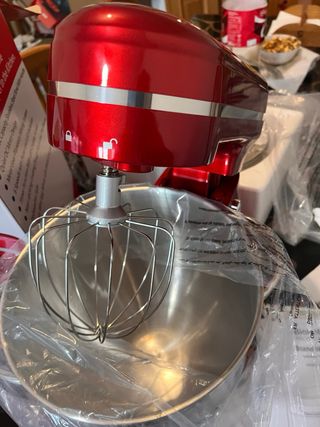 Batidora Amasadora Biolomix 6 Velocidades Roja