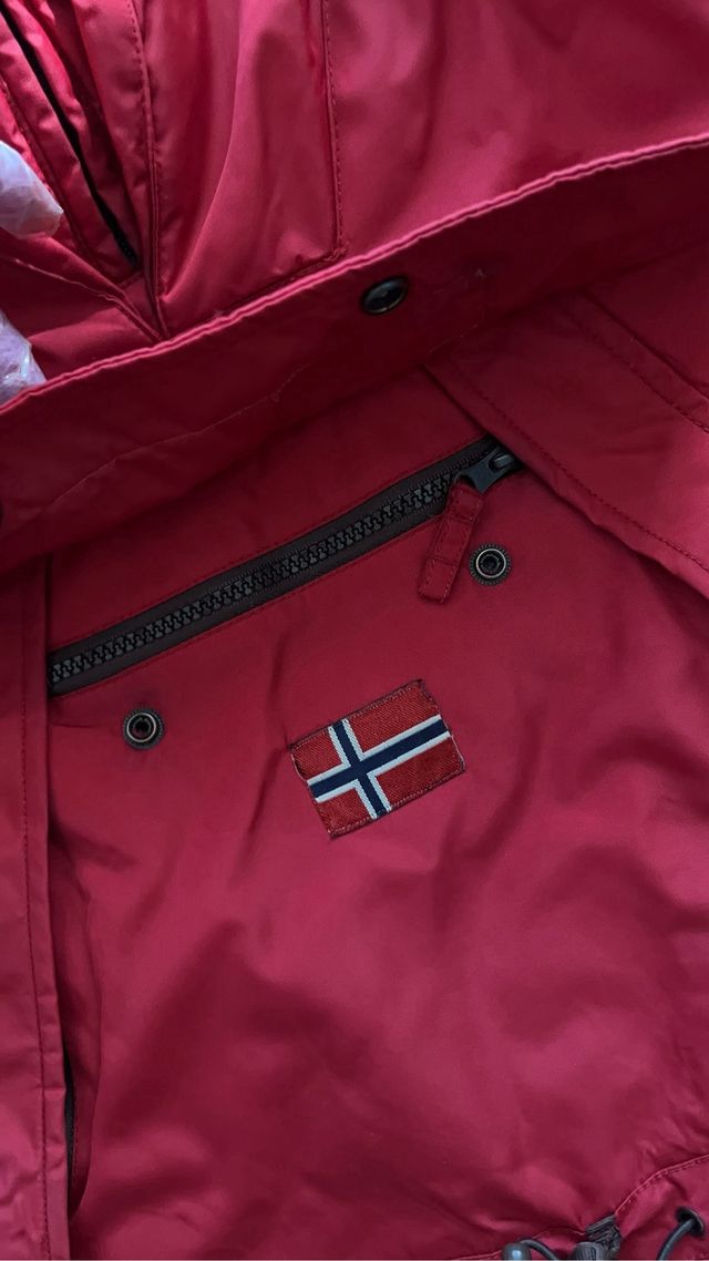 Cazadora Napapijri Rainforest Pocket Roja