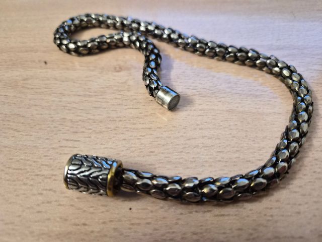 Gargantilla unisex acero cierre imantado