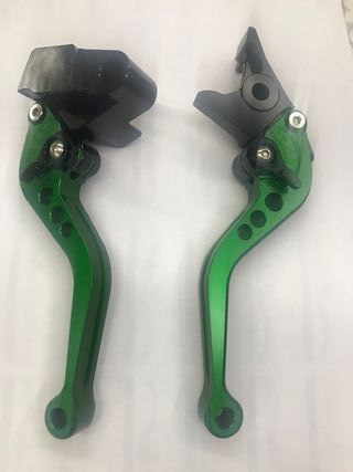 Manetas Freno Embrague Kawasaki Verdes Aluminio