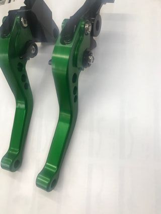 Manetas Freno Embrague Kawasaki Verdes Aluminio