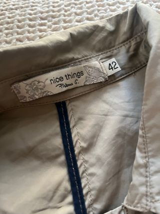 Gabardina Nice Things Beige