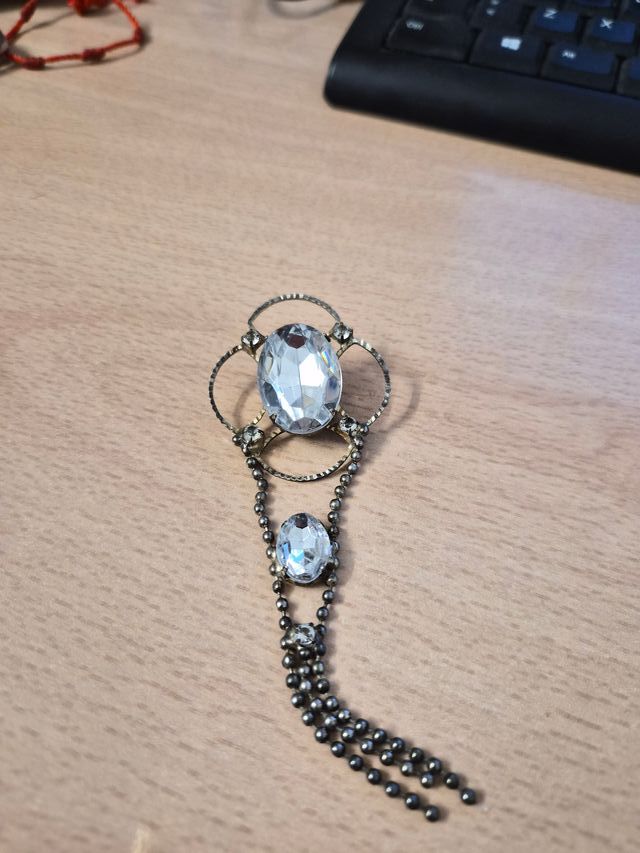 Lote 4 Broches Acero Fantasía