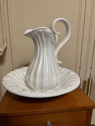 Palancanero Vintage Porcelana Blanco