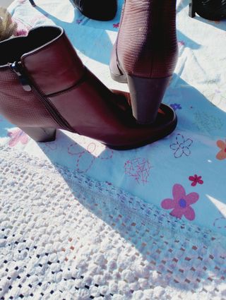 Botines de señora con tacón