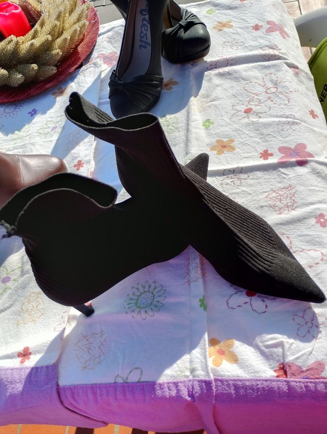 Botines de señora con tacón