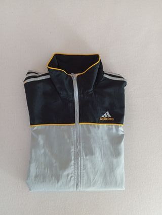 Giacca Adidas Track Top Vintage Nera/Grigia