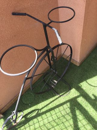 Macetero Hierro Bicicleta Vintage