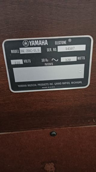 Órgano Eléctrico - Yamaha Electone