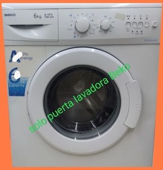 Puerta de lavadora beko 5/6 kilos