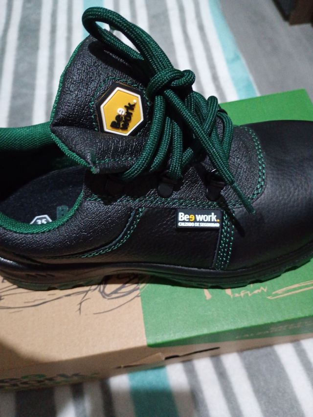 Zapato Seguridad Negro Talla 35