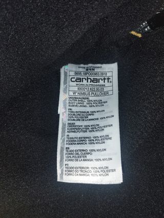 Chaqueta Carhartt Amarilla talla S