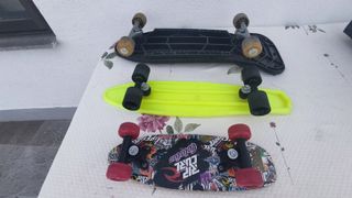 3 Monopatines: Skate, Sancheski, Skateboard