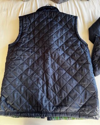 Chaqueta acolchada azul
