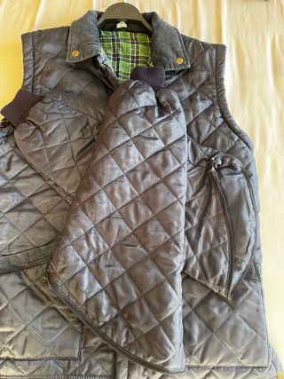 Chaqueta acolchada azul