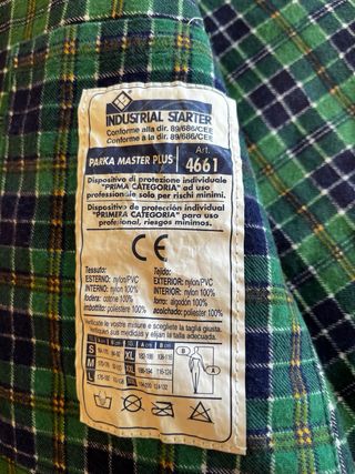 Chaqueta acolchada azul