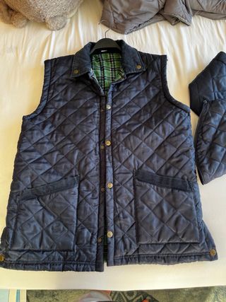 Chaqueta acolchada azul