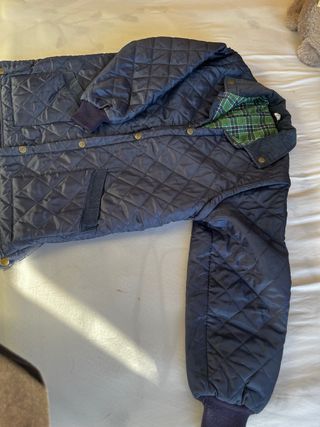 Chaqueta acolchada azul