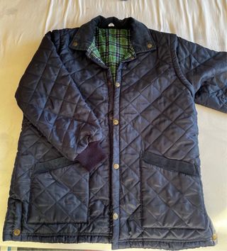 Chaqueta acolchada azul
