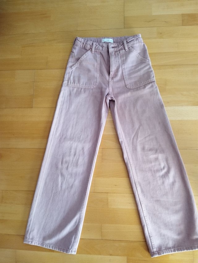 Pantalones niña Mango Talla 12 Rosa